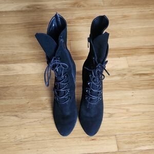 Kendall & Kylie Black Lace Up Boots